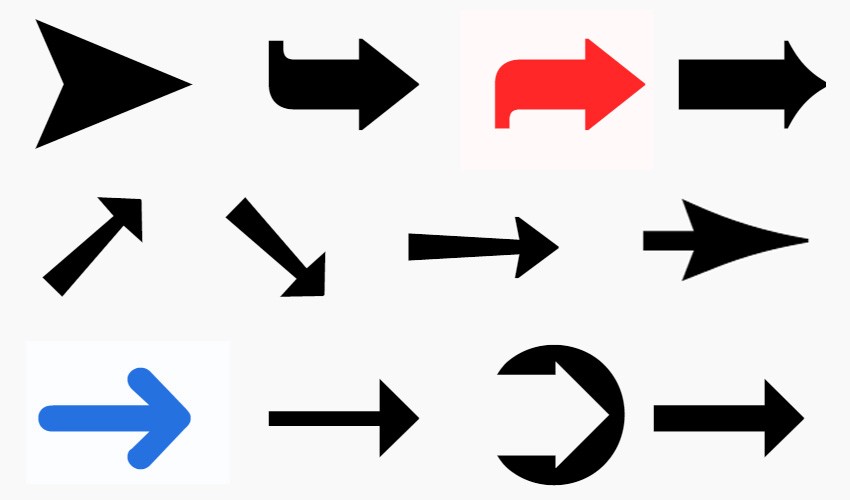 crossed arrows symbol meaning
